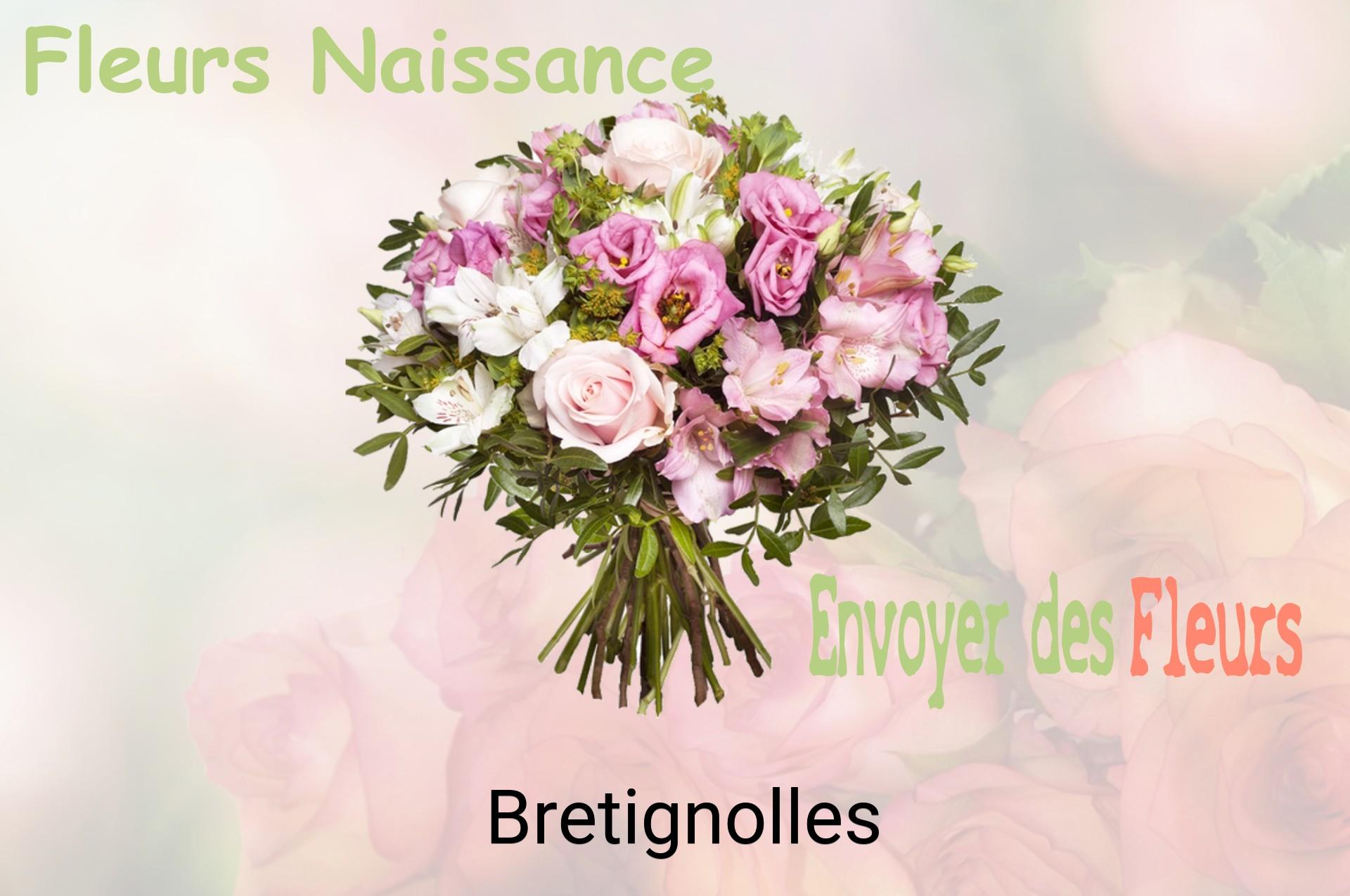 Bouquet de fleurs de naissance livré à Bretignolles